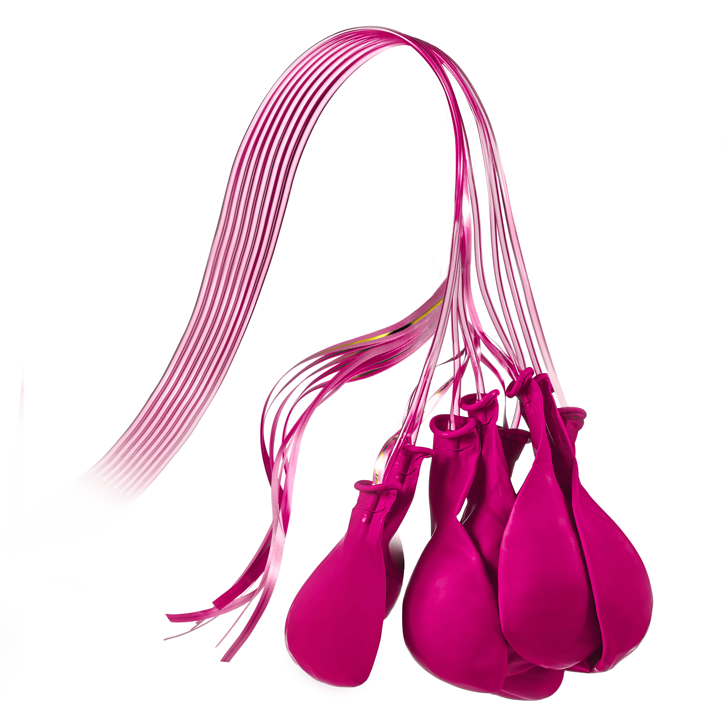 Portable Party Balloon Electric Air Pump Starter Pack, Includes 16ct 11in Self-Sealing Pink Latex Balloons