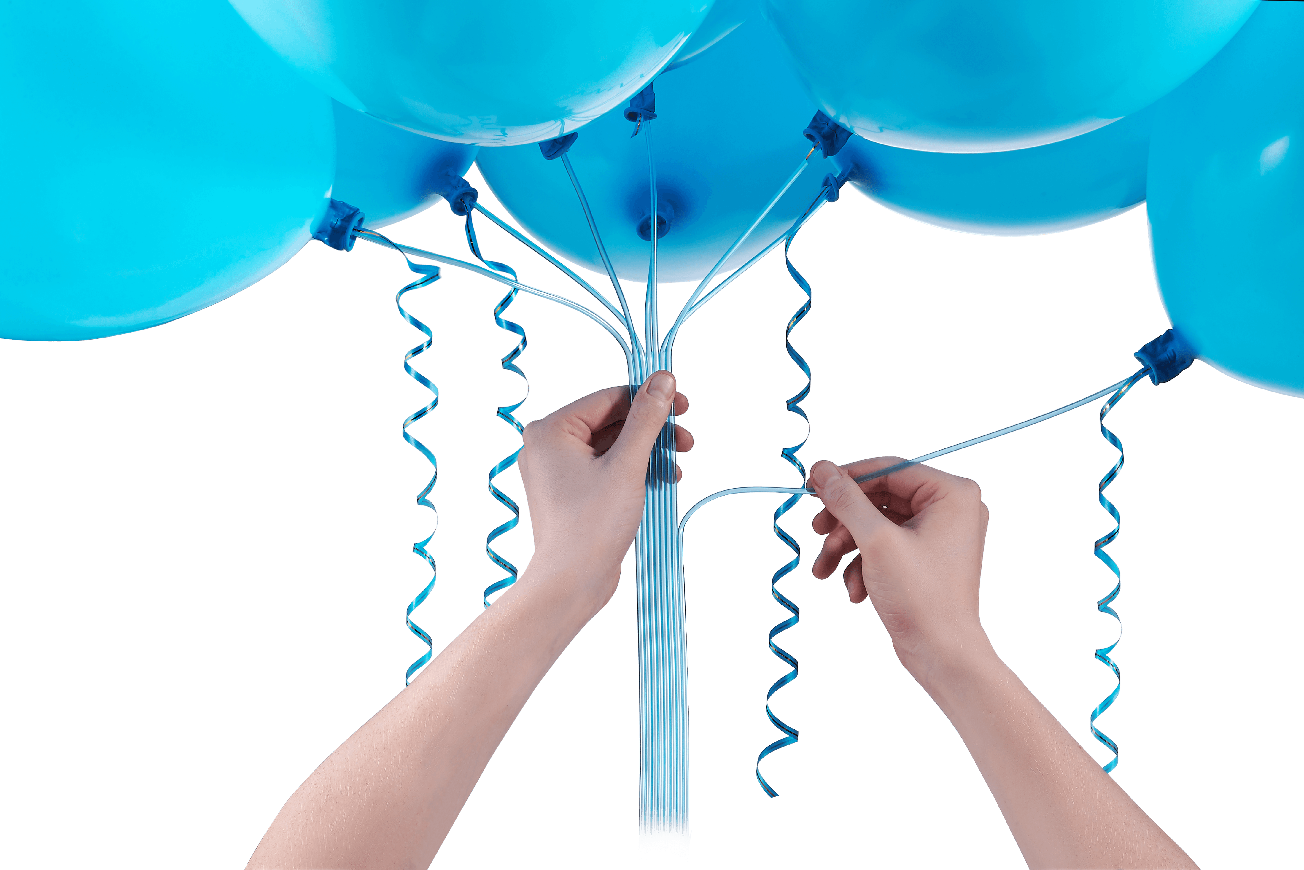 Portable Party Balloon Electric Air Pump Starter Pack, Includes 16ct 11in Self-Sealing Pink Latex Balloons