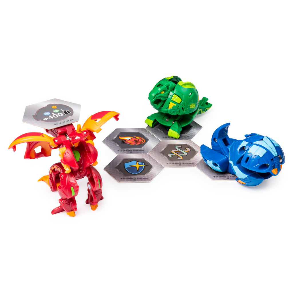 Starter Pack 3-Pack, Dragonoid, Collectible Action Figures, for Ages 6 and Up