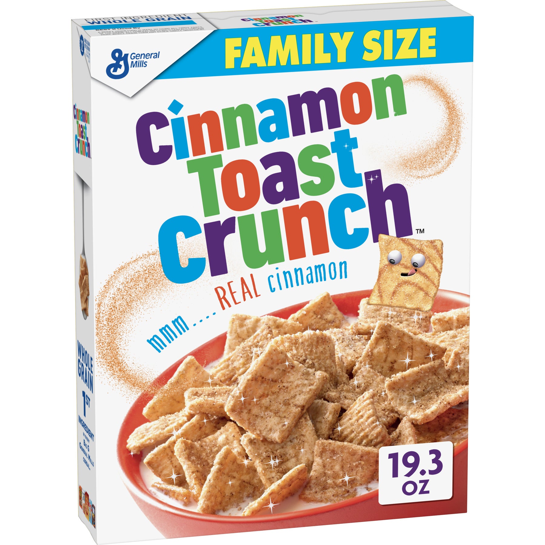 General Mills, Breakfast Cereal, with Whole Grain, Family Size, 19.3 oz
