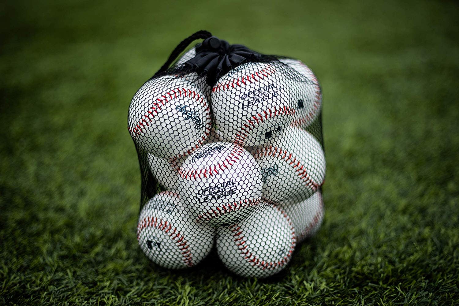 (12 Pack) 8U Official League Practice Youth Baseballs in Mesh Bag