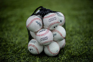 (12 Pack) 8U Official League Practice Youth Baseballs in Mesh Bag