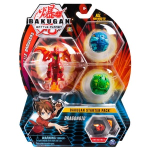 Starter Pack 3-Pack, Dragonoid, Collectible Action Figures, for Ages 6 and Up
